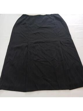 Norton McNaughton Zipper Women's Black Skirt Size 18 Measured Waist 37
